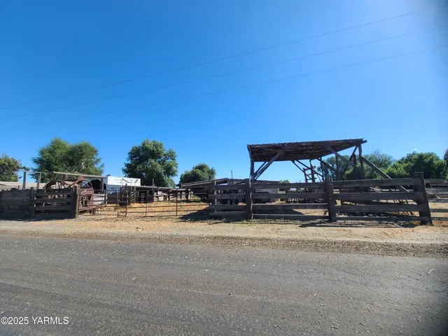 a view of a terrace with a bench