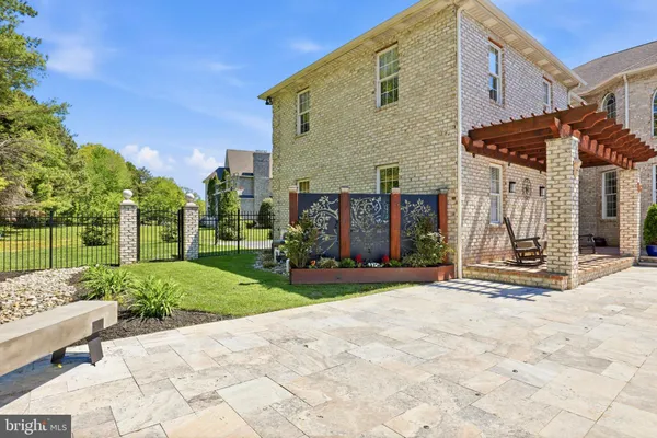 a view of porch with seating space