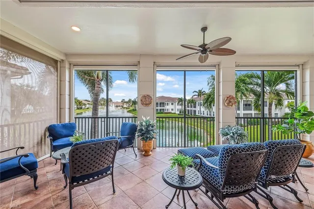 a outdoor space with furniture
