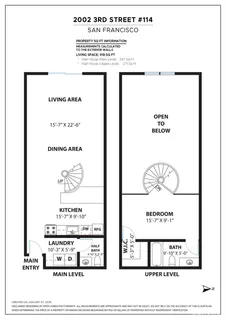 $799,000 | 2002 3rd Street, Unit 114, San Francisco, CA 94107