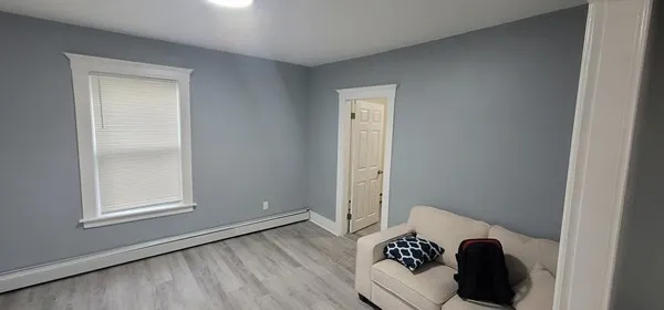 a view of wooden floor in a room