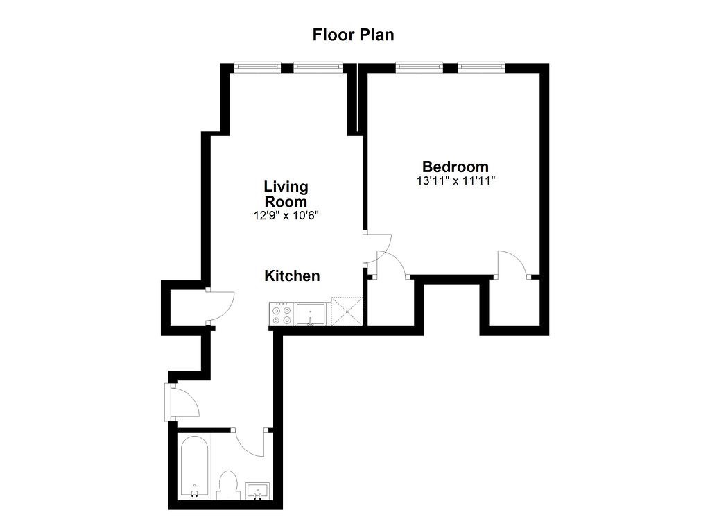 72 Strathmore Road, Unit 7A Boston, MA 02135 - Photo 16 of 16 a picture of floor with a floor to ceiling window