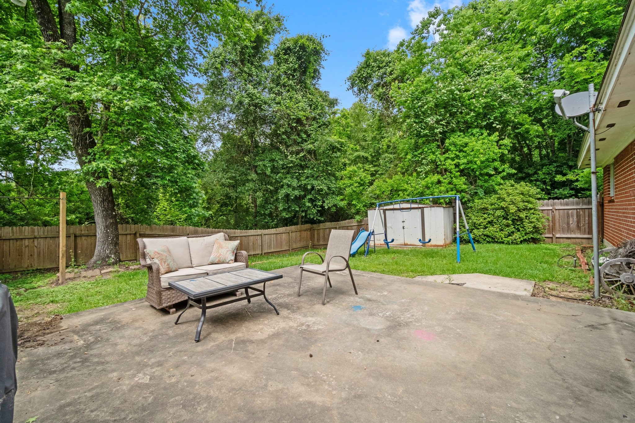 328 Drew's Landing Road Goodrich, TX 77335 - Photo 24 of 30 Back Patio 2