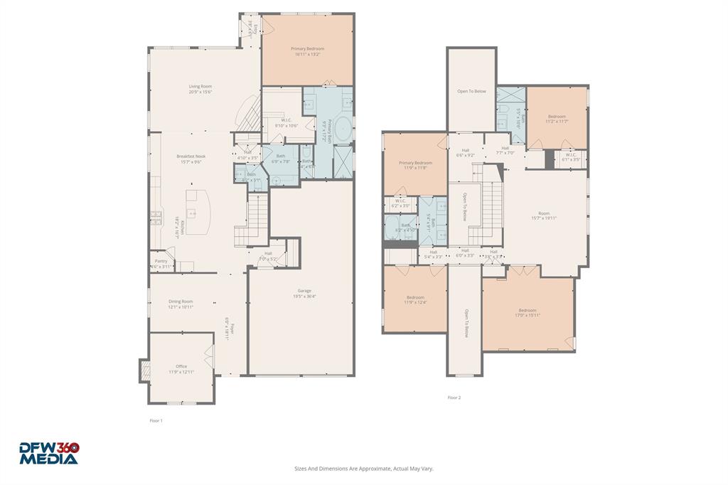 3040 Dunverny The Colony, TX 75056 - Photo 40 of 40 a picture of floor plan