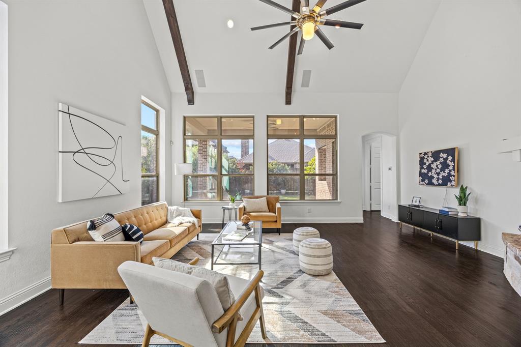 3040 Dunverny The Colony, TX 75056 - Photo 10 of 40 a living room with furniture and a large window