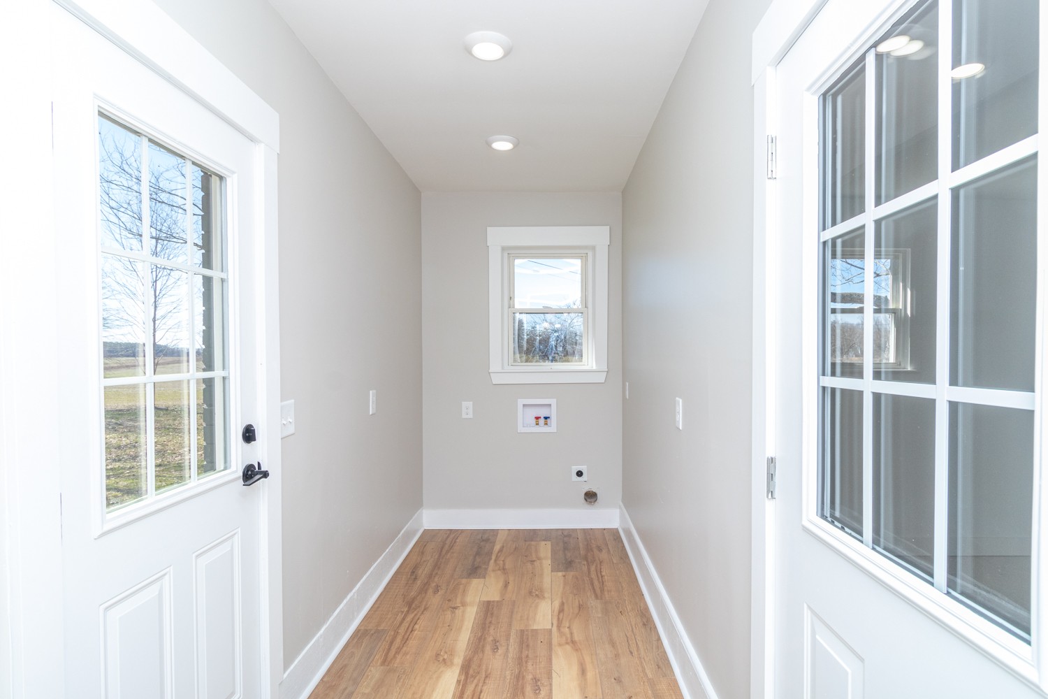 169 Dunn Fall River Road Leoma, TN 38468 - Photo 21 of 34 a view of a hallway with wooden floor and entryway
