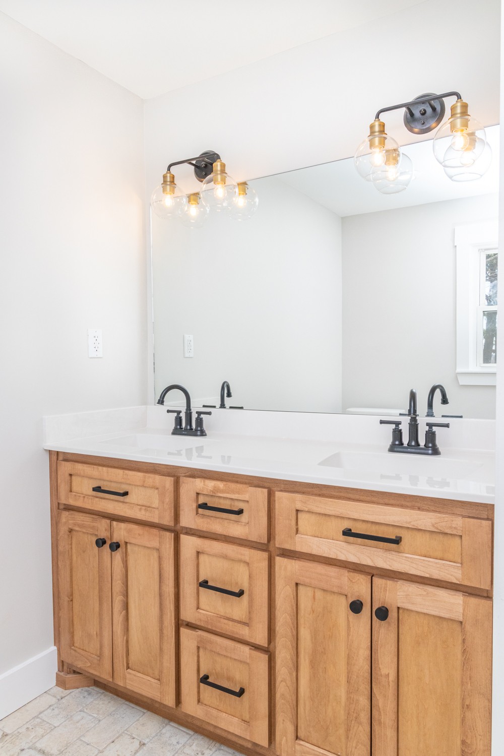 169 Dunn Fall River Road Leoma, TN 38468 - Photo 26 of 34 a bathroom with a sink and a mirror