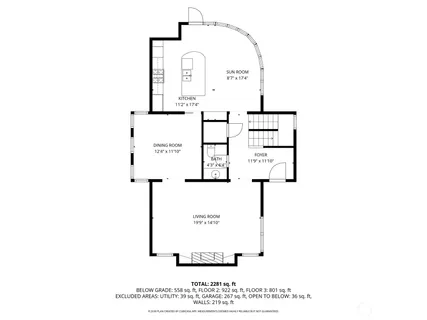 a picture of a floor plan
