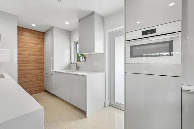 a room with storage and utility