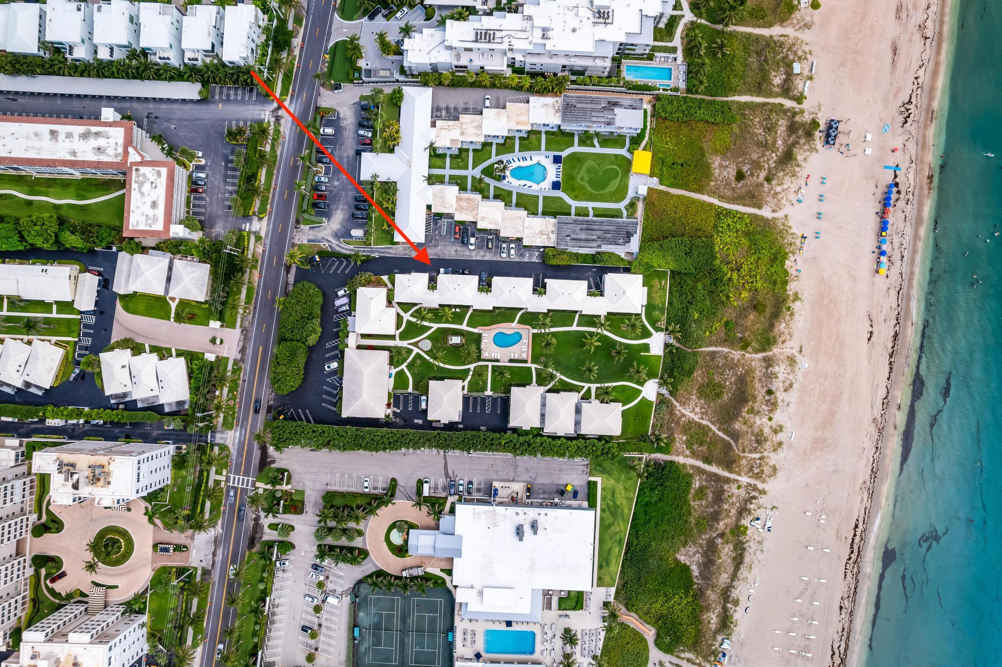 1877 South Ocean Boulevard, Unit 10 Delray Beach, FL 33483 - Photo 37 of 39 aerial 2