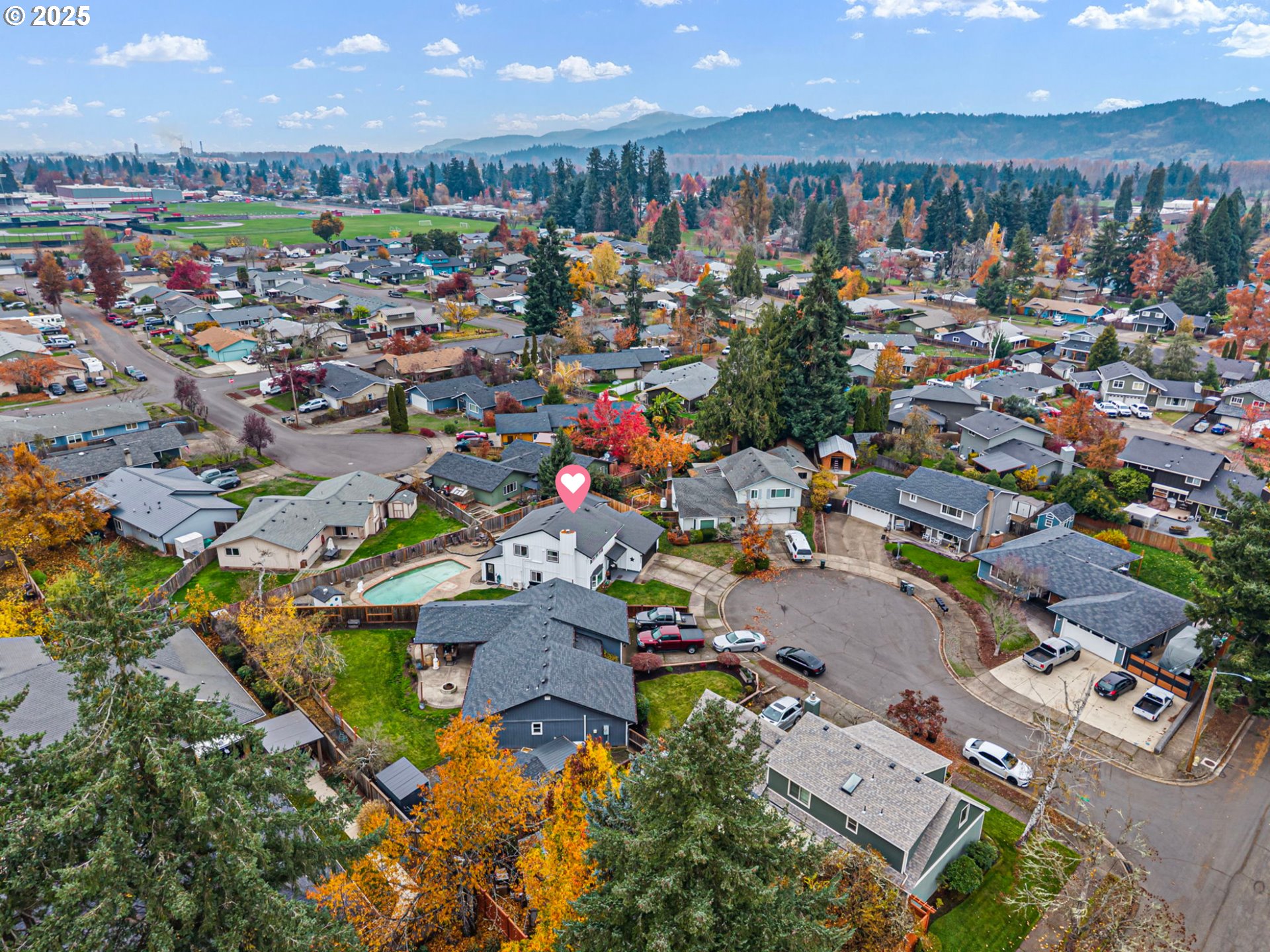 296 65th Street Springfield, OR 97478 - Photo 32 of 33 an aerial view of a city