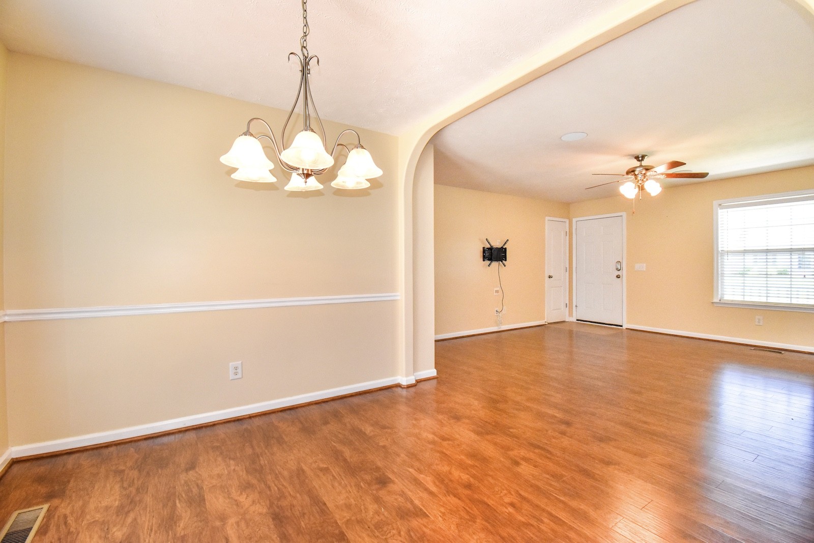 1621 Robert Road Columbia, TN 38401 - Photo 6 of 34 wooden floor in an empty room with a window