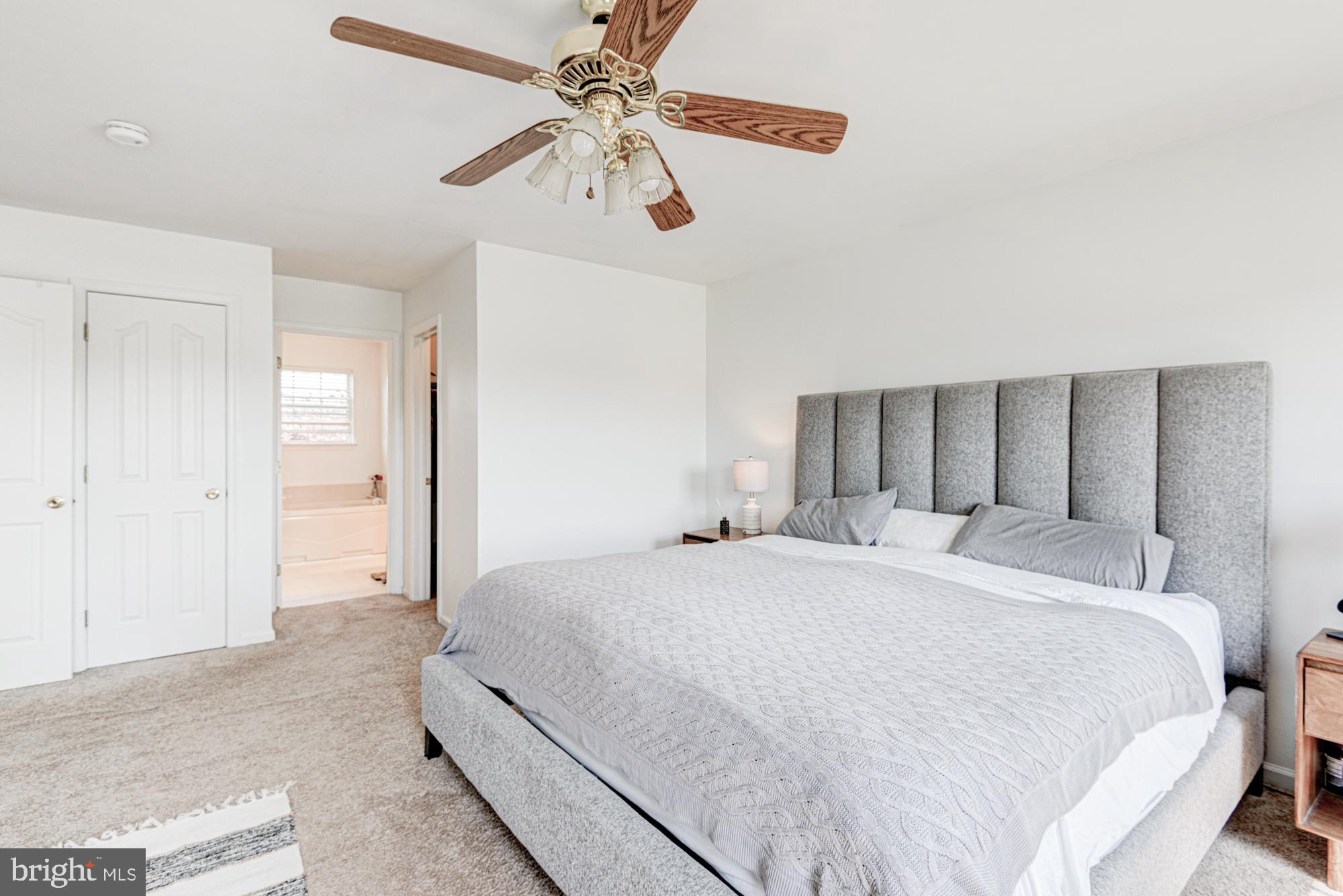 11 Basalt Street Townsend, DE 19734 - Photo 35 of 65 a spacious bedroom with a bed and a chandelier