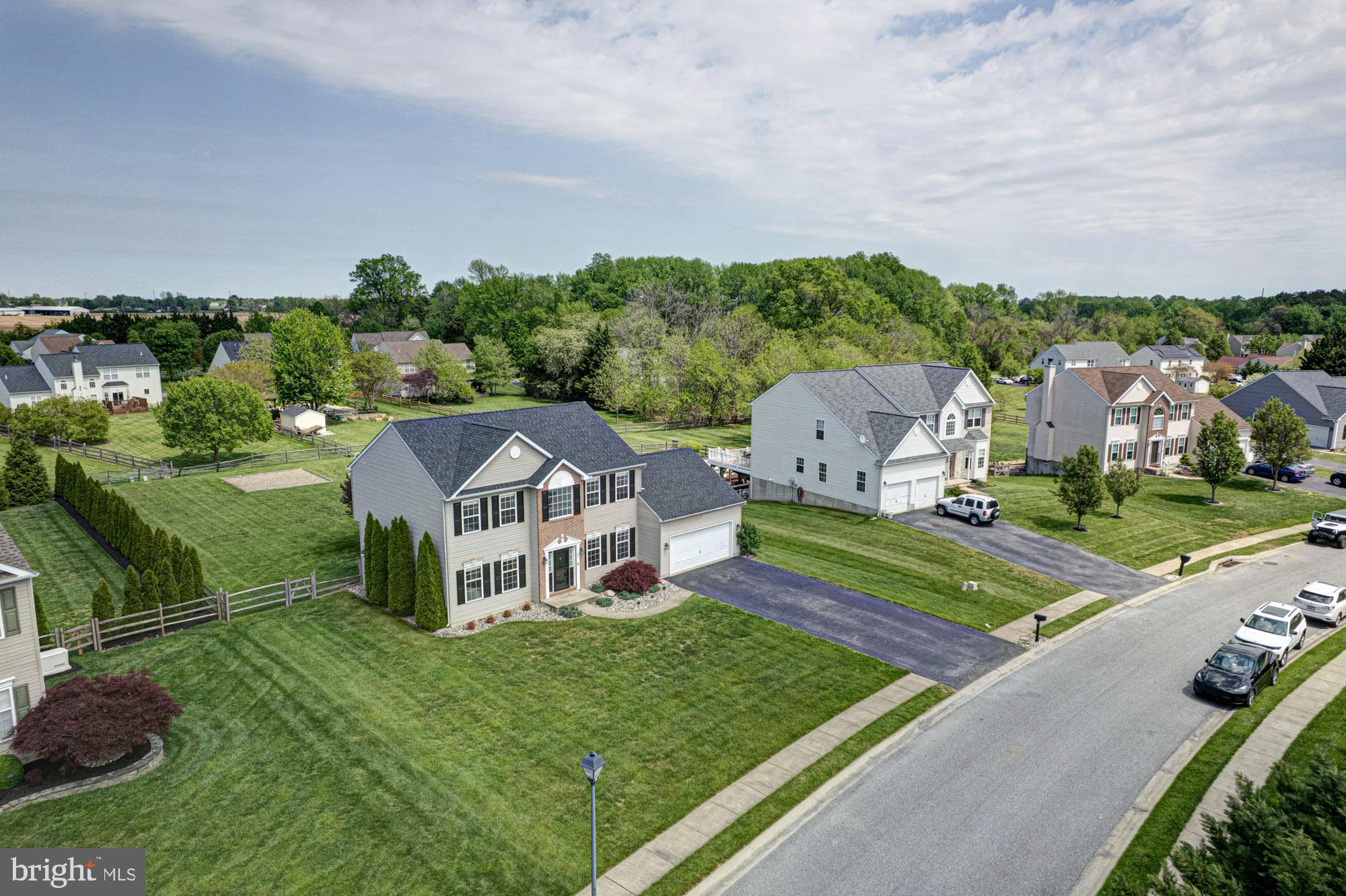 11 Basalt Street Townsend, DE 19734 - Photo 52 of 65 an aerial view of a house with garden space and street view