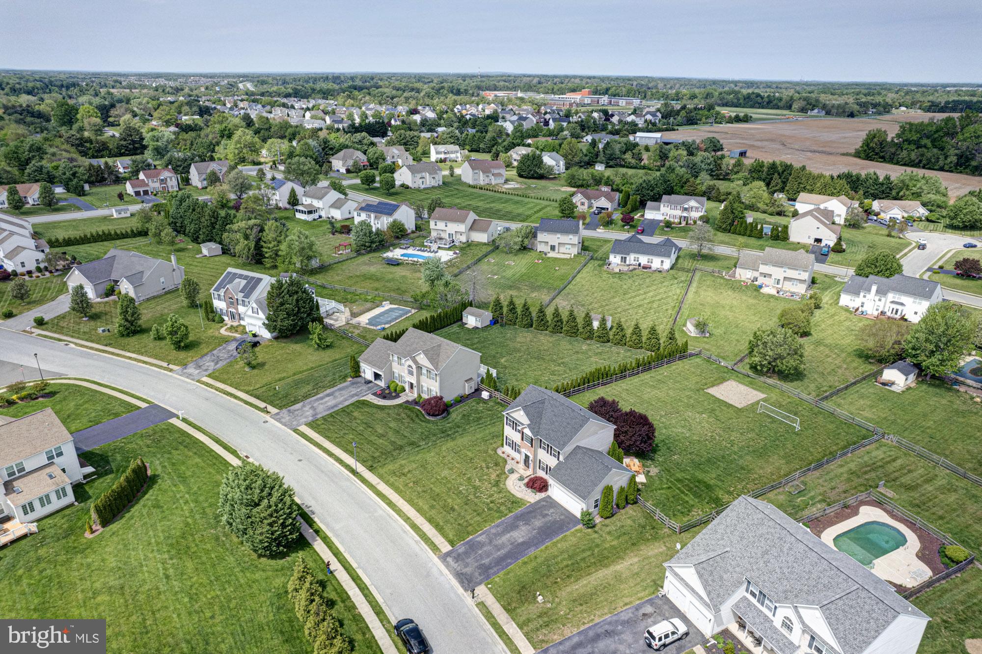 11 Basalt Street Townsend, DE 19734 - Photo 54 of 65 an aerial view of a house with a garden