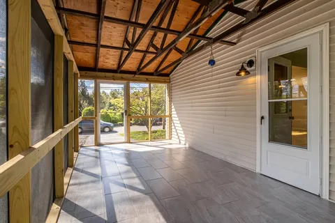 a view of an entryway