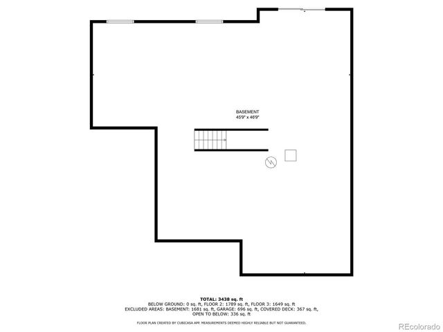 a picture of a room with a door