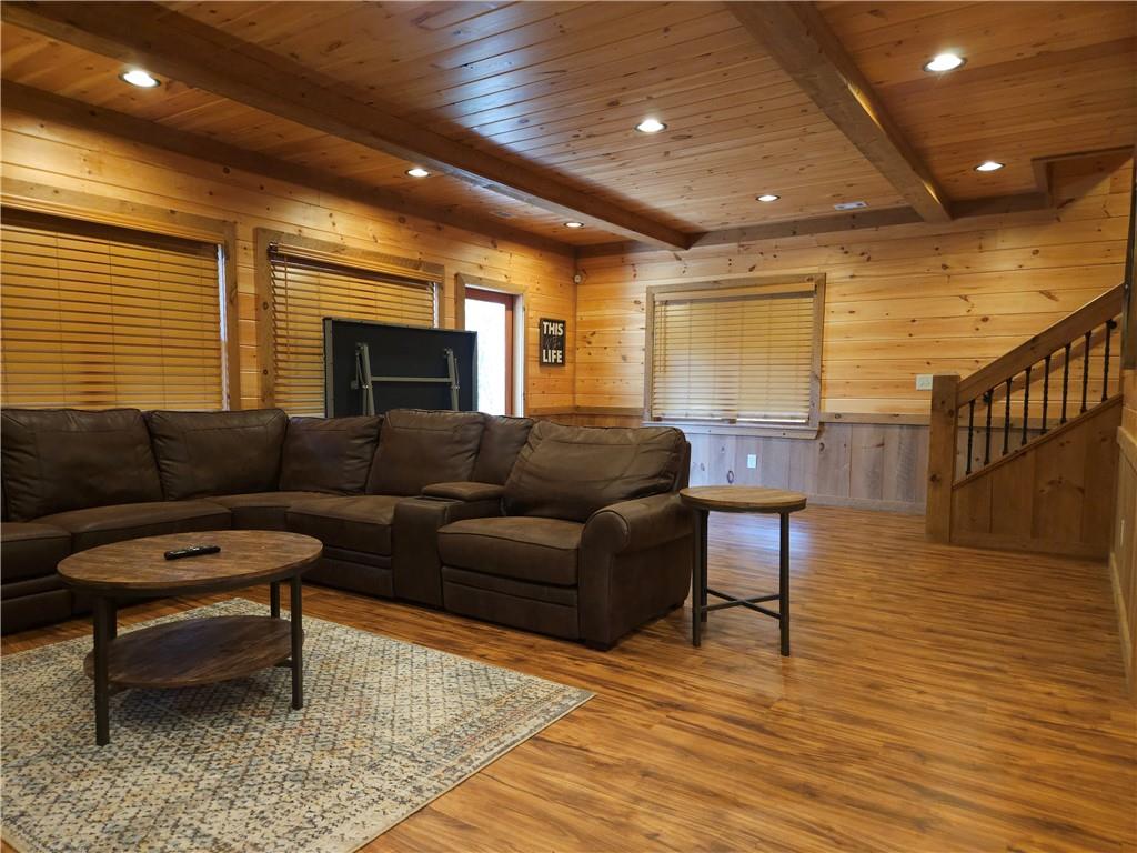 101 Hothouse Drive Mineral Bluff, GA 30559 - Photo 39 of 63 a living room with furniture and a flat screen tv