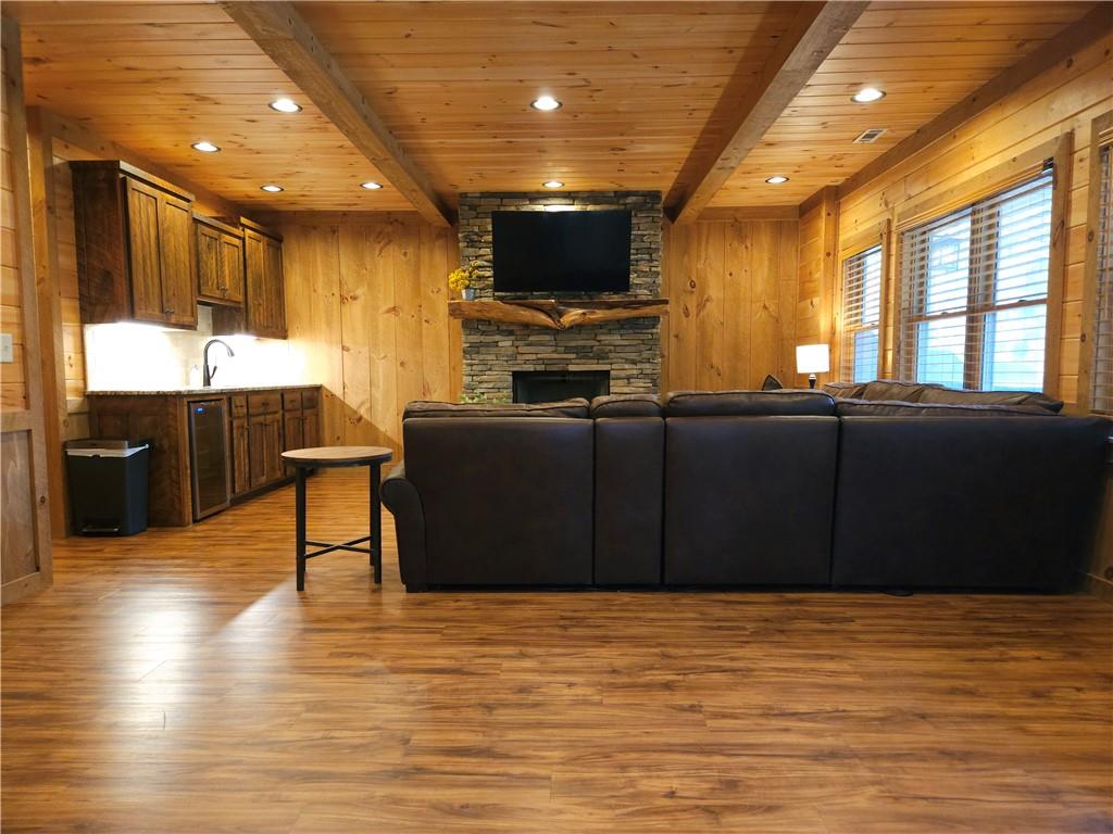 101 Hothouse Drive Mineral Bluff, GA 30559 - Photo 41 of 63 a view of a room with furniture wooden floor and windows