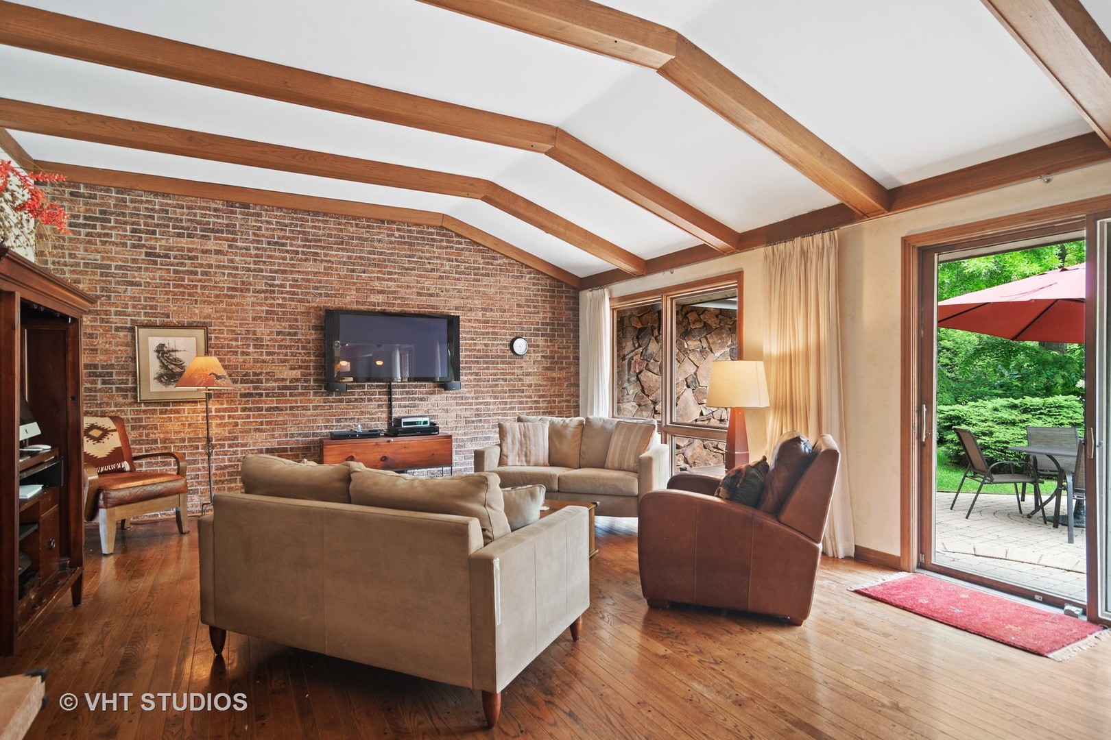 2327 Coach Road Long Grove, IL 60047 - Photo 18 of 58 a living room with furniture and a floor to ceiling window
