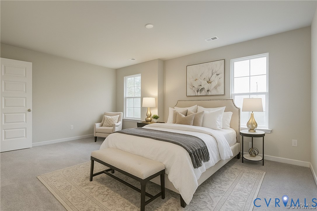 4820 Bethlehem Road Richmond, VA 23230 - Photo 7 of 13 Spacious bedroom featuring light neutral wall pain