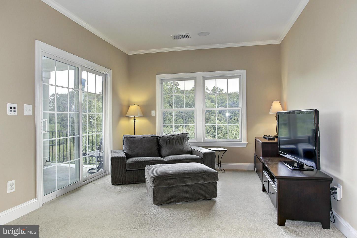 12131 Fulton Ridge Drive Fulton, MD 20759 - Photo 18 of 30 Master Bedroom sitting Room w/ Private Deck