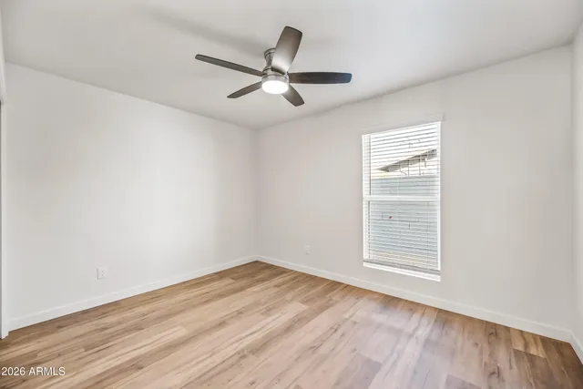 wooden floor in an empty room