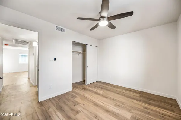 wooden floor in an empty room