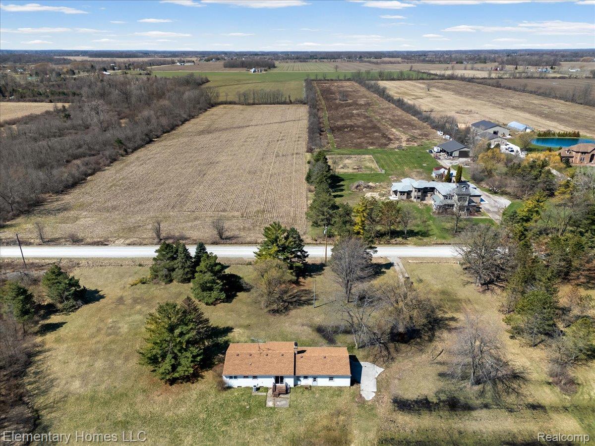 1650 Cove Road Goodells, MI 48027 - Photo 14 of 49 Aerial view of sparsely populated area with farmland