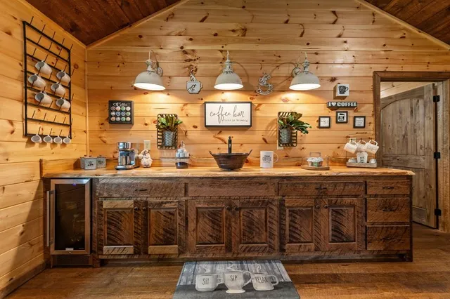 a outdoor living space with furniture