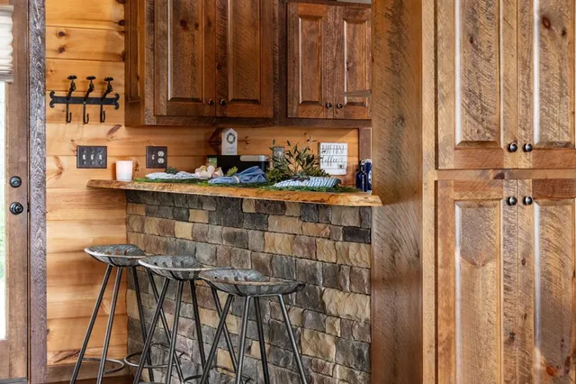 a view of a refrigerator and a window