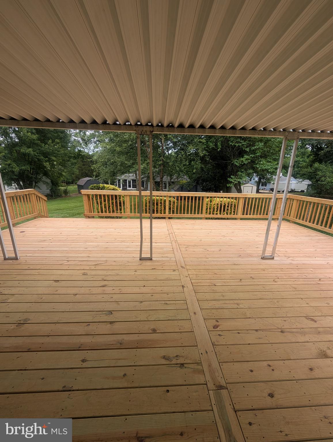 7407 Castle Road Manassas, VA 20109 - Photo 17 of 21 New deck with partial cover