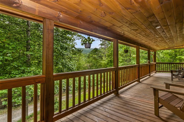 1519 Tipton Springs Road Morganton, GA 30560 - Photo 30 of 46 a view of balcony with wooden floor