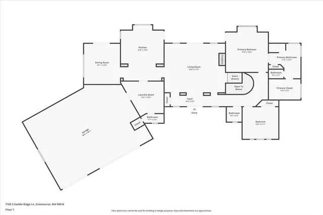 $1,040,000 | 7105 South Saddle Ridge Road, Spokane Valley, WA 99016