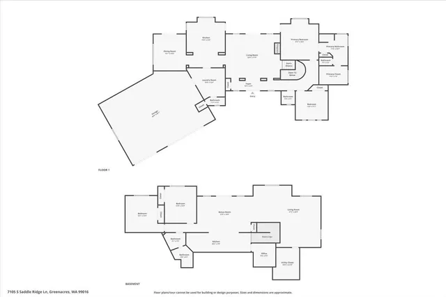 $1,040,000 | 7105 South Saddle Ridge Road, Spokane Valley, WA 99016