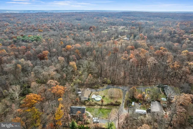 a view of city and mountain
