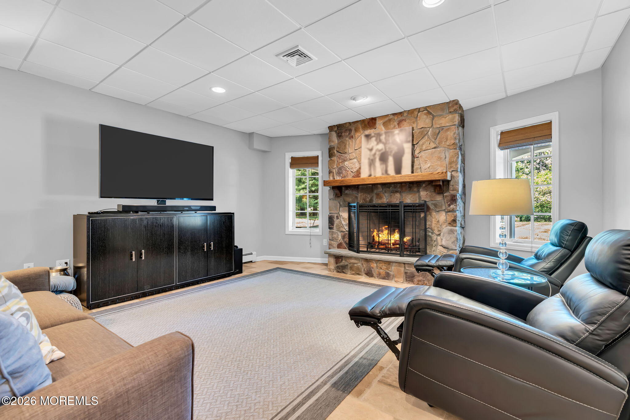 3 Linden Lane Rumson, NJ 07760 - Photo 65 of 95 Walk Out basement Media Room