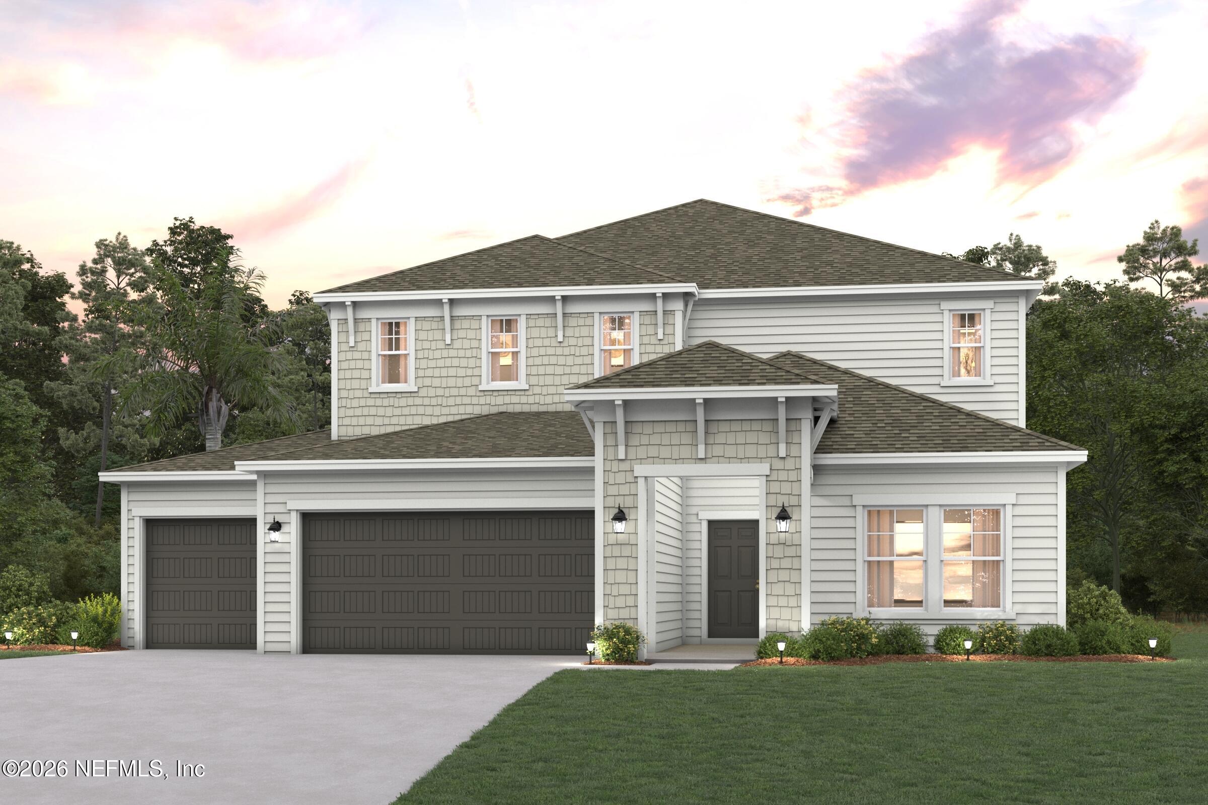 39 Pegasus Road Flagler Beach, FL 32136 - Photo 2 of 7 Silver Maple-C11-3Car-Gen3-elev_DSK