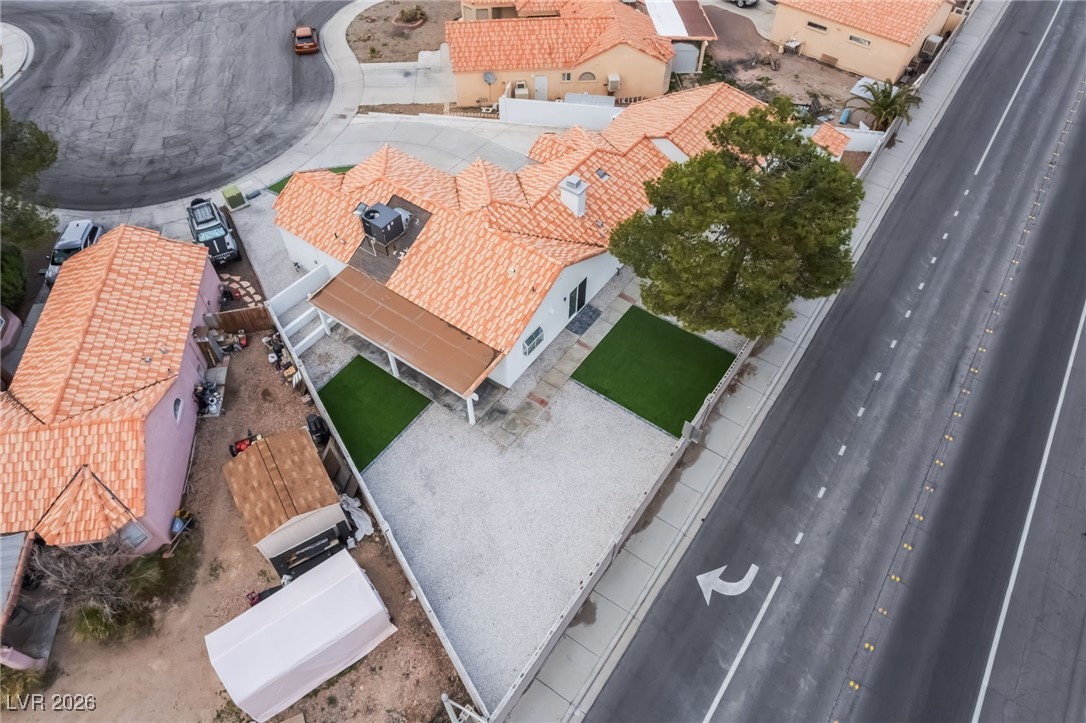 2850 Nikki Place Henderson, NV 89074 - Photo 57 of 64 Aerial view of residential area