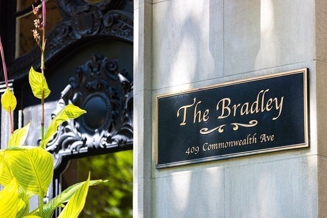 a front view of a multi story building