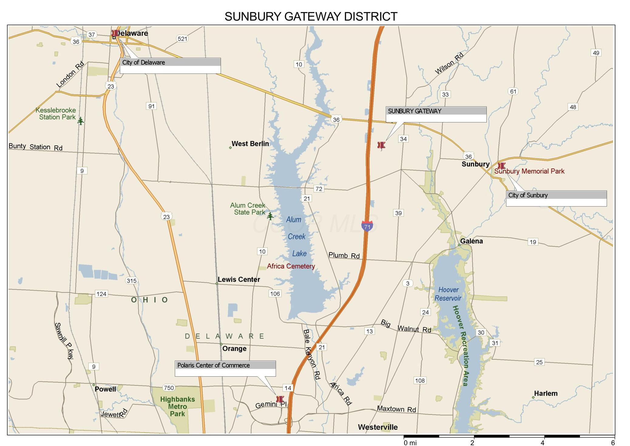 504 South Galena Road Sunbury, OH 43074 - Photo 5 of 6 Located at the highly anticipated I-71 and Sunbury Parkway Interchange, Sunbury Gateway District offers unmatched visibility, access, and development flexibility in one of Ohio’s fastest-growing regions and most strategically located corridors.