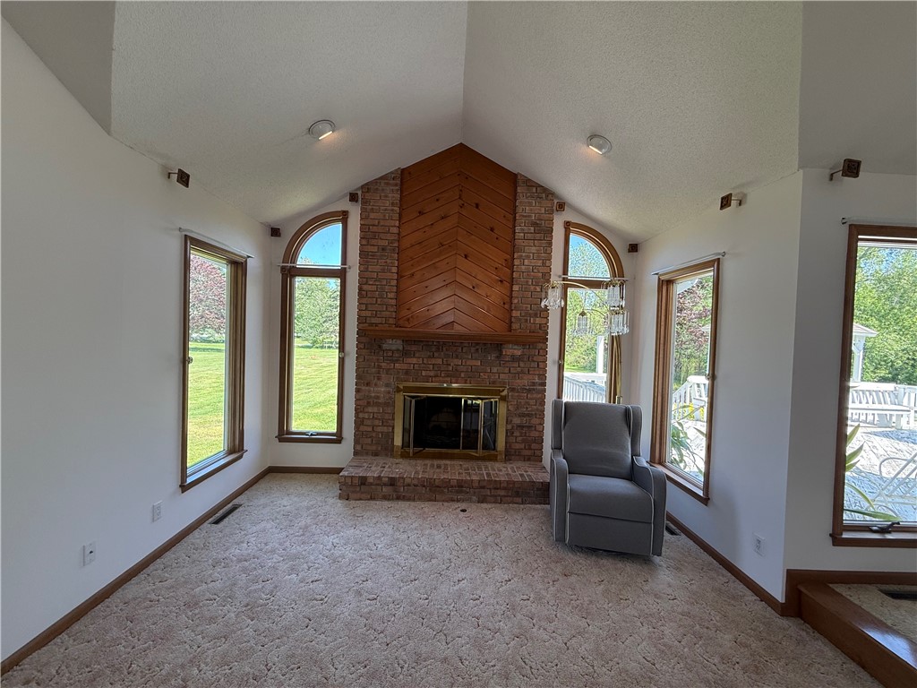 4739 South Ayers Road Newstead, NY 14001 - Photo 22 of 50 so much natural lighting gas fireplace tons of spa