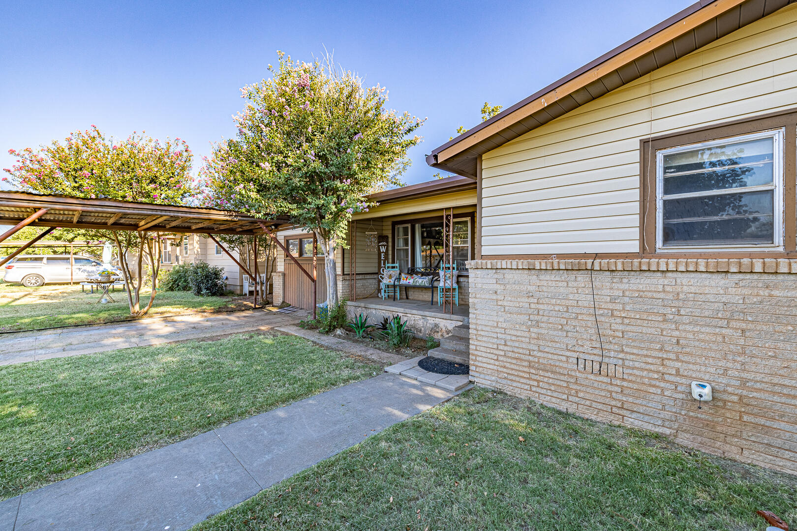 710 West 5th Street Post, TX 79356 - Photo 48 of 50 a view of a back yard of the house