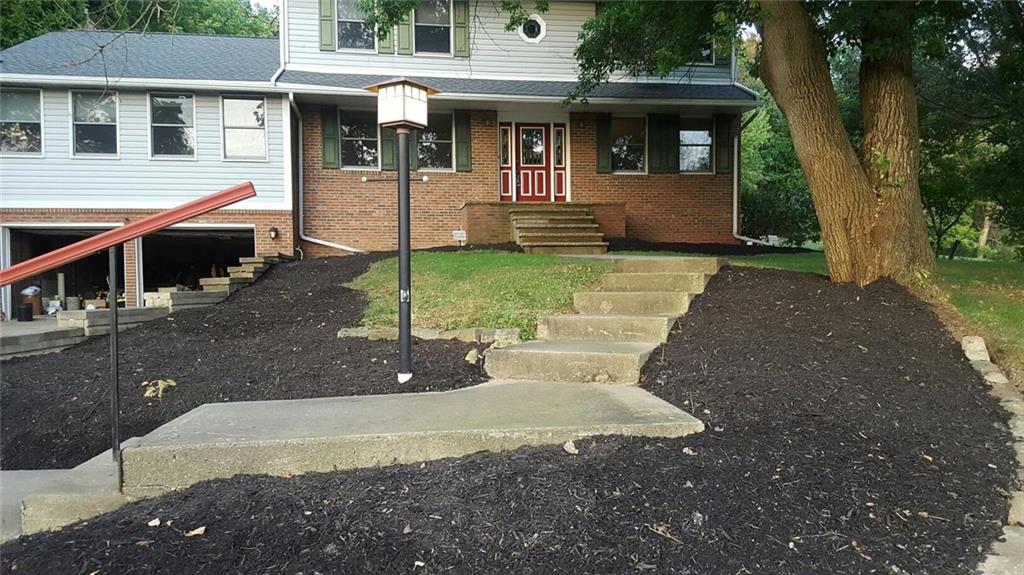 Recently updated landscaping
