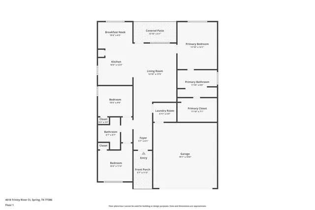 $240,000 | 4618 Trinity River Court, Spring, TX 77386