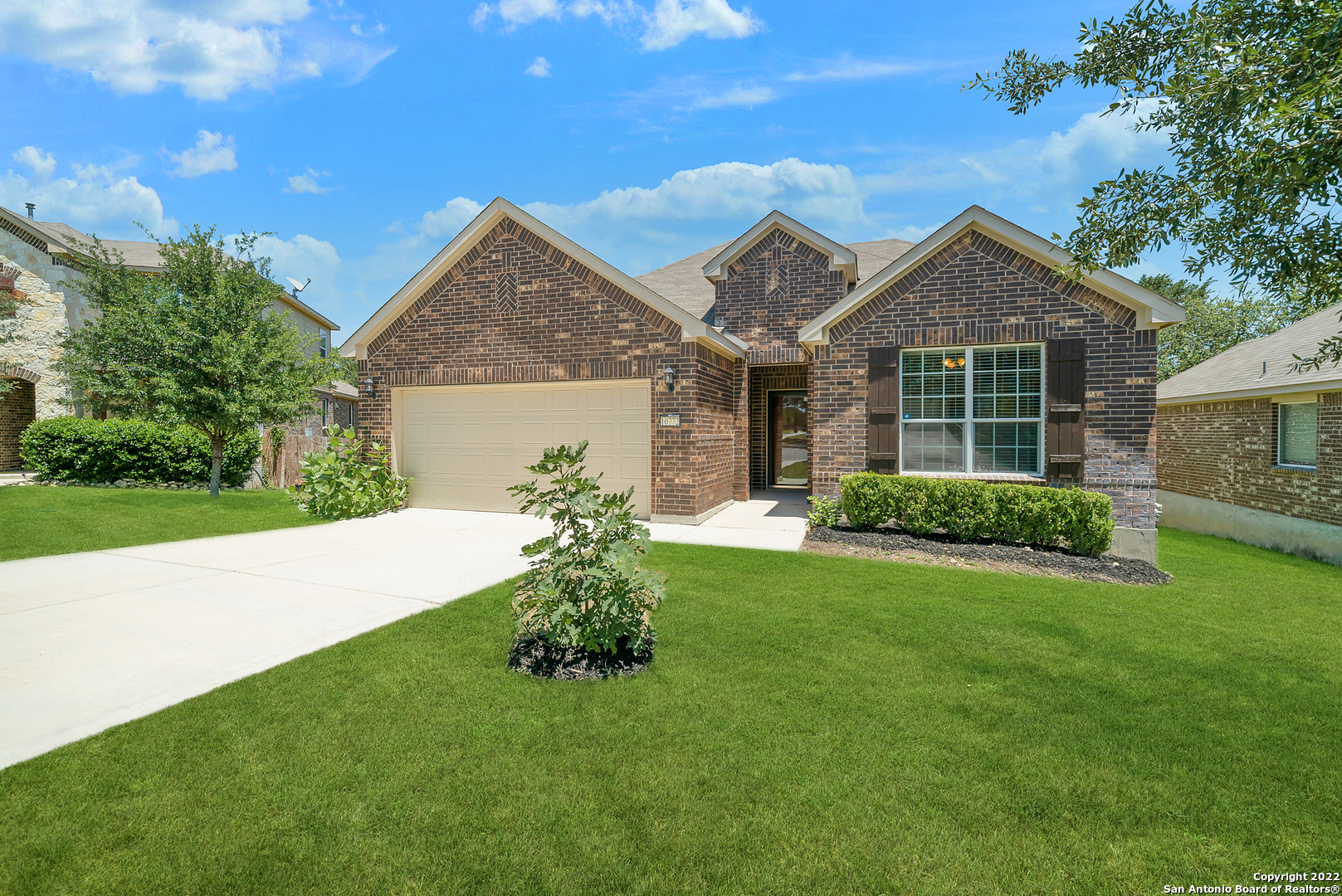 10772 Texas Star Helotes, TX 78023 - Photo 1 of 1 a view of a house with a yard and potted plants