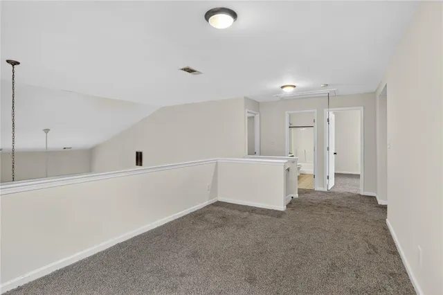 a view of an empty room