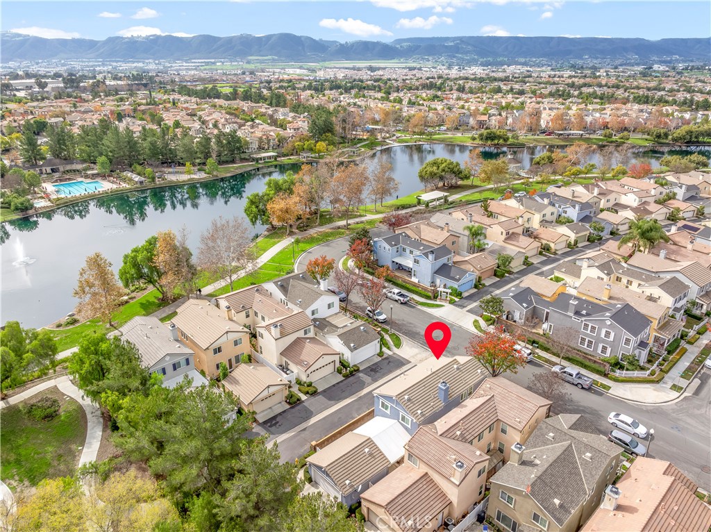 40152 Stowe Road Temecula, CA 92591 - Photo 44 of 56 an aerial view of residential building and lake view