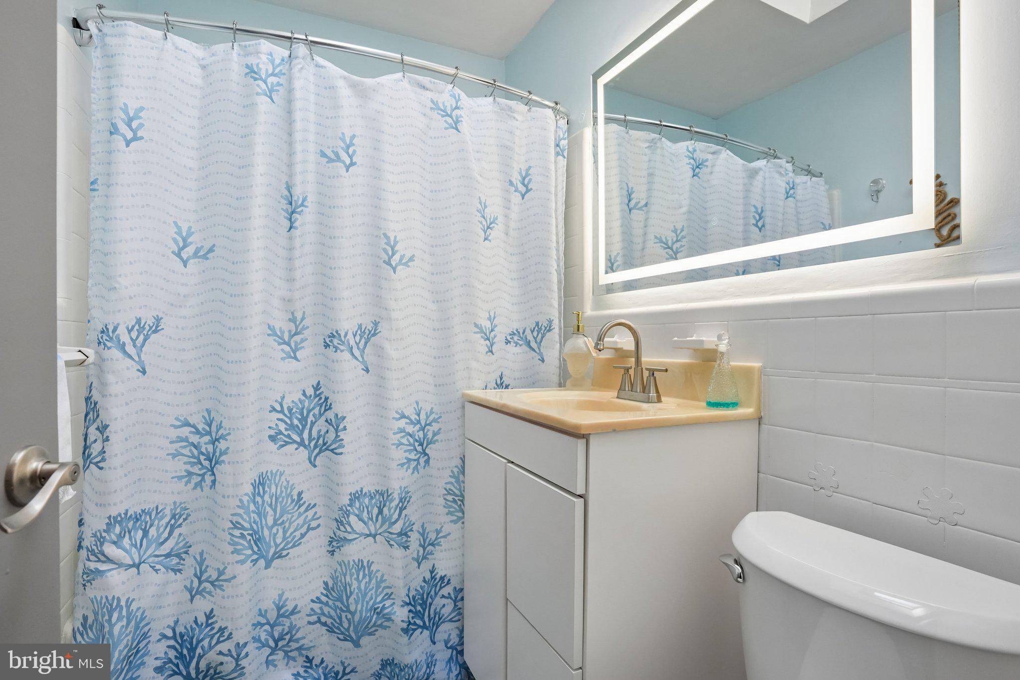 7242 Algard Street Philadelphia, PA 19135 - Photo 20 of 25 Coastal charm in a serene bathroom.