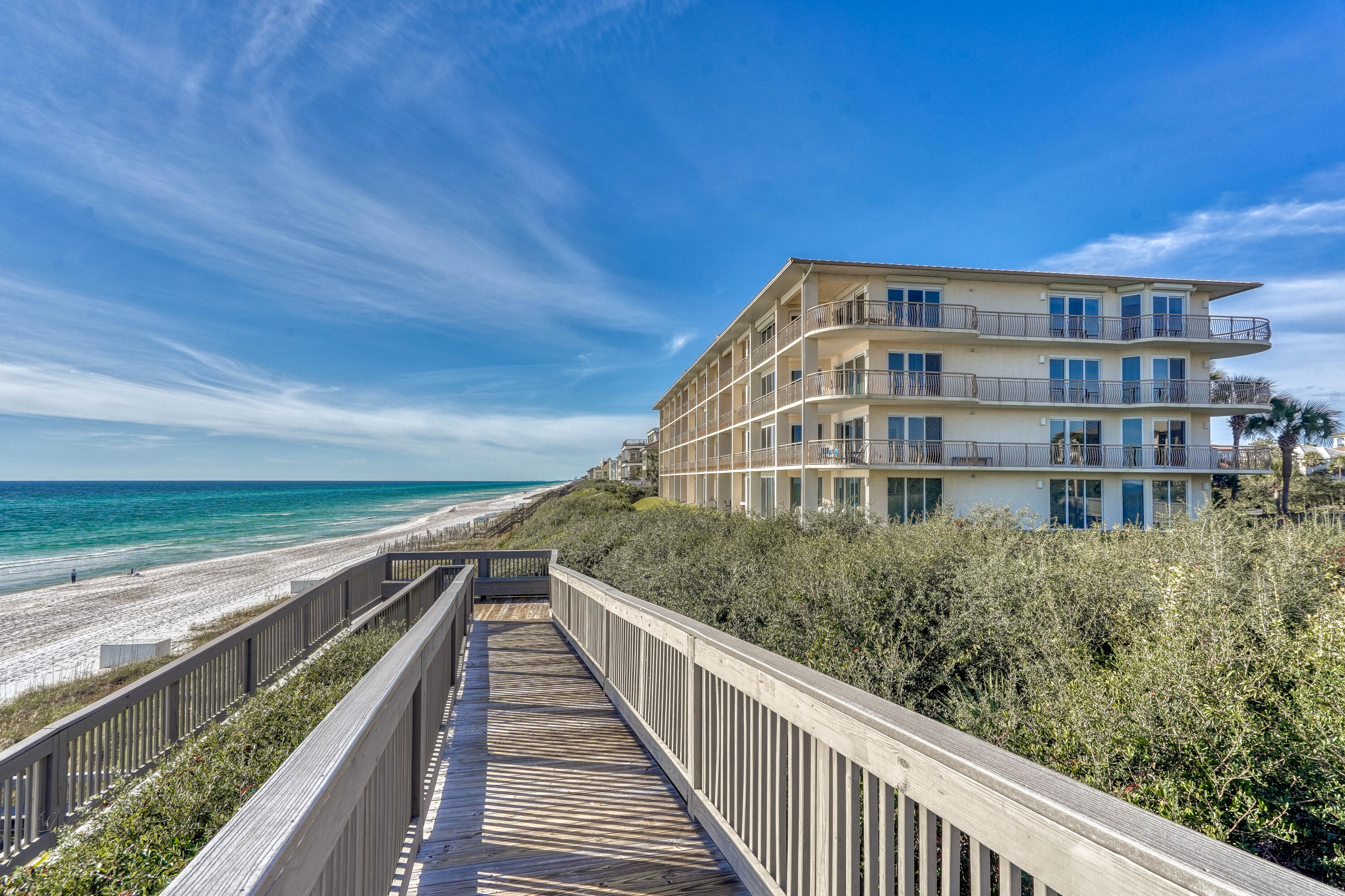 10254 East Co Highway, Unit 12W Inlet Beach, FL 32461 - Photo 33 of 42 a view of a building from a balcony